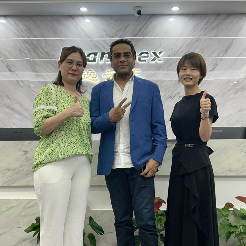 印度客户慕名来访草莓直播TV成人，洽谈空气质量监测项目合作!